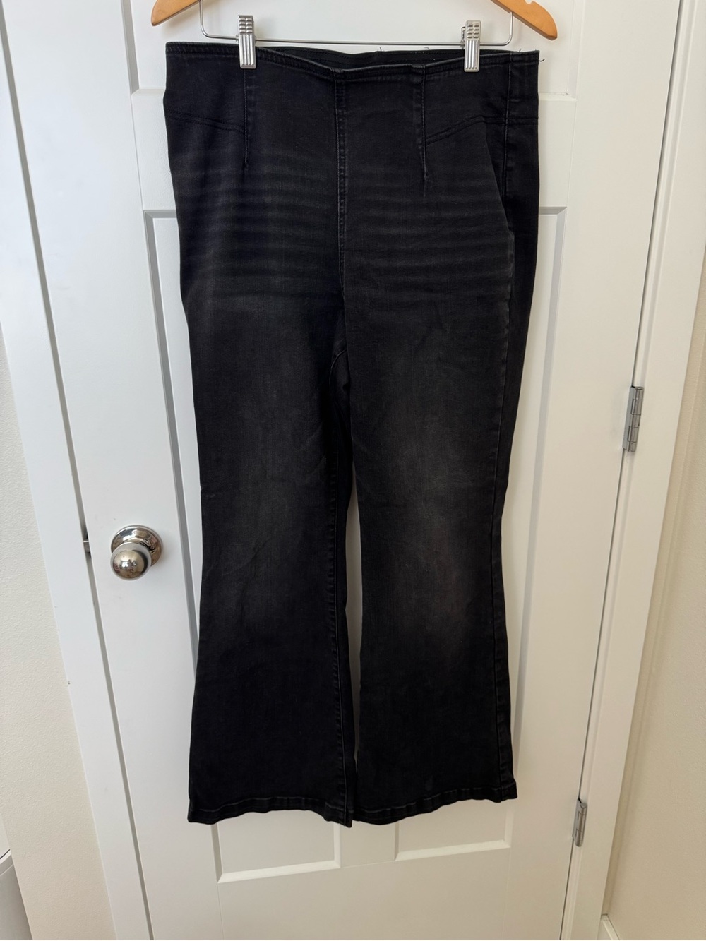 Knox Rose Pull-On Stretch Black Jeans